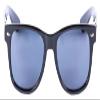 Mass Vision Classic Style Full Lens (No Bifocal) Reading Sunglasses for Men and Women (Black, 1.0) view 1