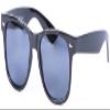 Mass Vision Classic Style Full Lens (No Bifocal) Reading Sunglasses for Men and Women (Black, 1.0) view 2