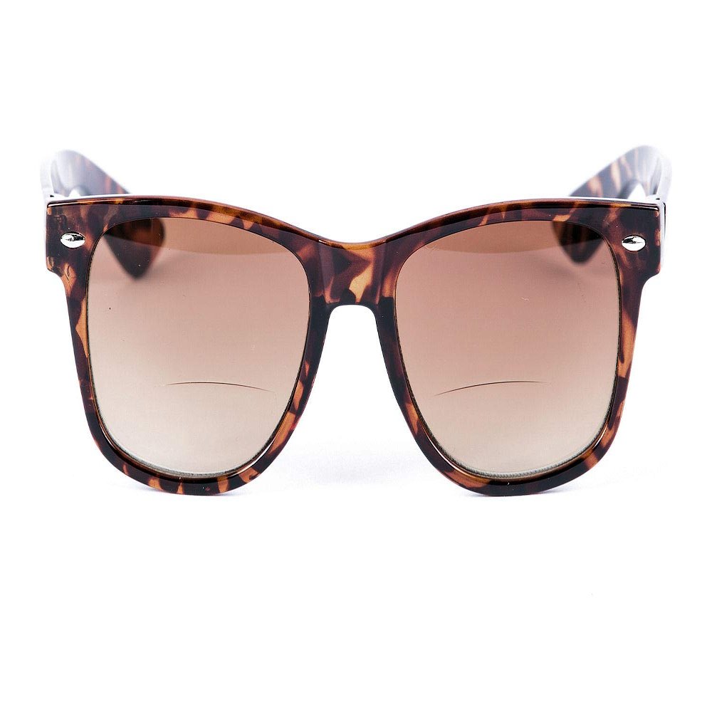Classic Style Bifocal Reading Sunglasses for Men and Women, Outdoor Sun Readers - Hard Carrying Case Included