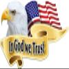 ProSticker 906L10 (Lot of 10) 3" X 6" American Pride Series in God We Trust Bald Eagle Decal Sticker view 1