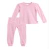 Made in USA Little Girls Thermal Underwear Set Perfect for Sensitive Skin SPD Sensory Friendly Base Layer Thermal Wear Cotton Ski Clothing for Kids Comfortable Ultra Soft, Bright Light Pink- 3T view 1
