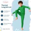 City Threads Kids Thermal Underwear Set Made in USA Sensory Friendly Kids Long Johns, Thermal Set for Boys Base Layer for Ski view 2