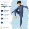 City Threads Kids Thermal Underwear Set Made in USA Sensory Friendly Kids Long Johns, Thermal Set for Boys Base Layer for Ski view 2