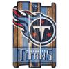 NFL Tennessee Titans Wood Fence Sign, Black view 1