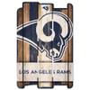 NFL St. Louis Rams Wood Fence Sign, Black view 1
