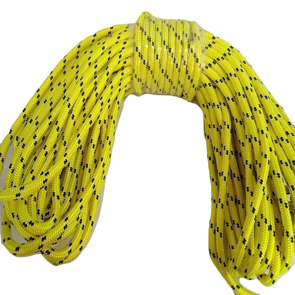 1/2 Inch by 125 Feet Arborist Rigging Rope, Yellow