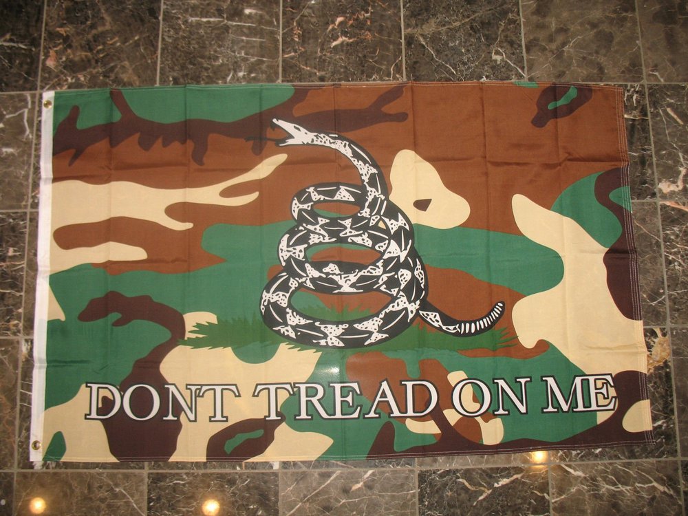 3x5 Gadsden Culpeper Camo Don't Tread on Me Flag 3'x5' house banner