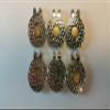 Chrome Silver Premium Quarter Sized Golf Hat Clip 6 Count view 1