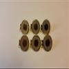 Gold Premium Nickel Sized Golf Hat Clip 6 Count view 1