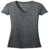 District Juniors Microburn V-Neck T-Shirt, Black, Large view 1
