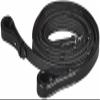 Henri de Rivel Pro Rubber Lined Web Reins - Black - Horse view 1