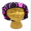 Wrestling Hair Cap - Over The Headgear Style - Pink Lightning (Black Trim) view 2