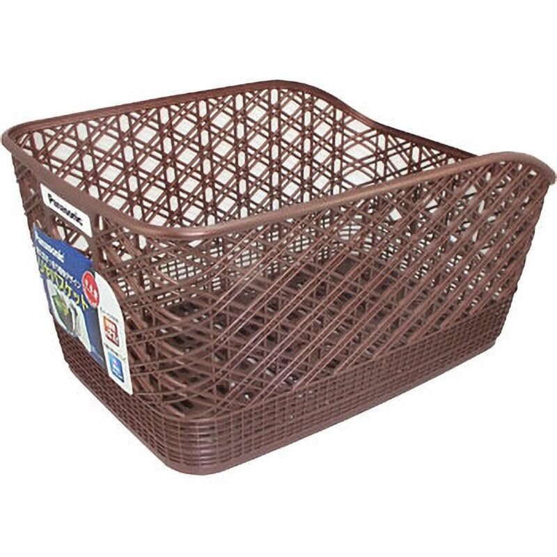Panasonic SCB207 Rear Basket Bicycle, Brown, Width 13.0 x Depth 18.5 x Height 9.4 inches (330 x 470 x 240 mm), 27 L