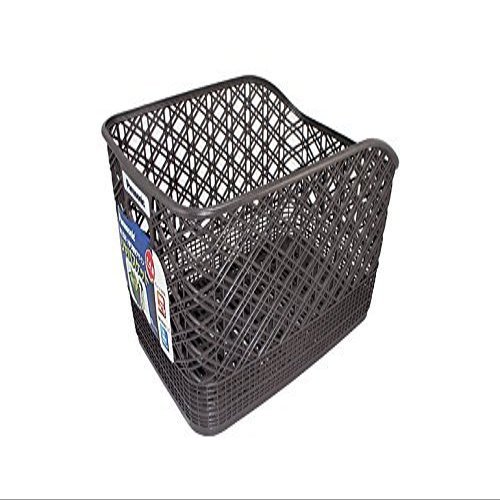 Panasonic SCB208 Rear Basket Bicycle Gun Metal Width 13.0 x Depth 18.5 x Height 9.4 inches (330 x 470 x 240 mm)
