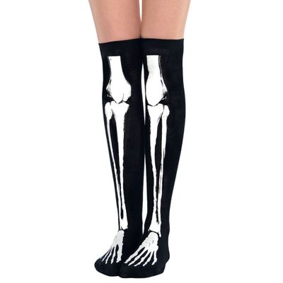 amscan Women's Socks, Black, One Size