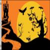 3x5 Halloween Night Happy Halloween Flag 3 x 5 Trick or Treat Bats and Pumpkins Flag 3'x5' house banner grommets view 1