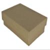 888 Display - Pack of 10 Boxes of 3 1/4" x 2 1/4" x 1" Kraft Brown Matte Finish Cotton Filled Jewelry Boxes view 1