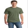 Heavy Cotton 100% Cotton Tshirt (G500) Military Green, 2XL (Pack of 5) view 1