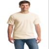 Heavy Cotton 100% Cotton Tshirt (G500) Natural, S (Pack of 5) view 1