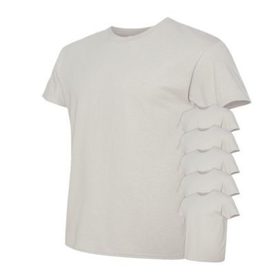 Cotton 6 oz. T-Shirt (G200) Ice Grey, S (Pack of 6)