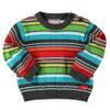 Boboli Crew Neck Striped Sweater view 1