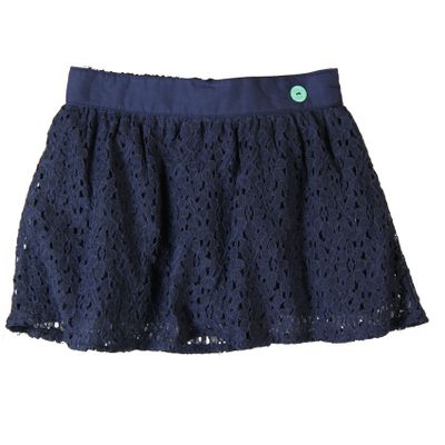 Boboli Navy Lace Skirt