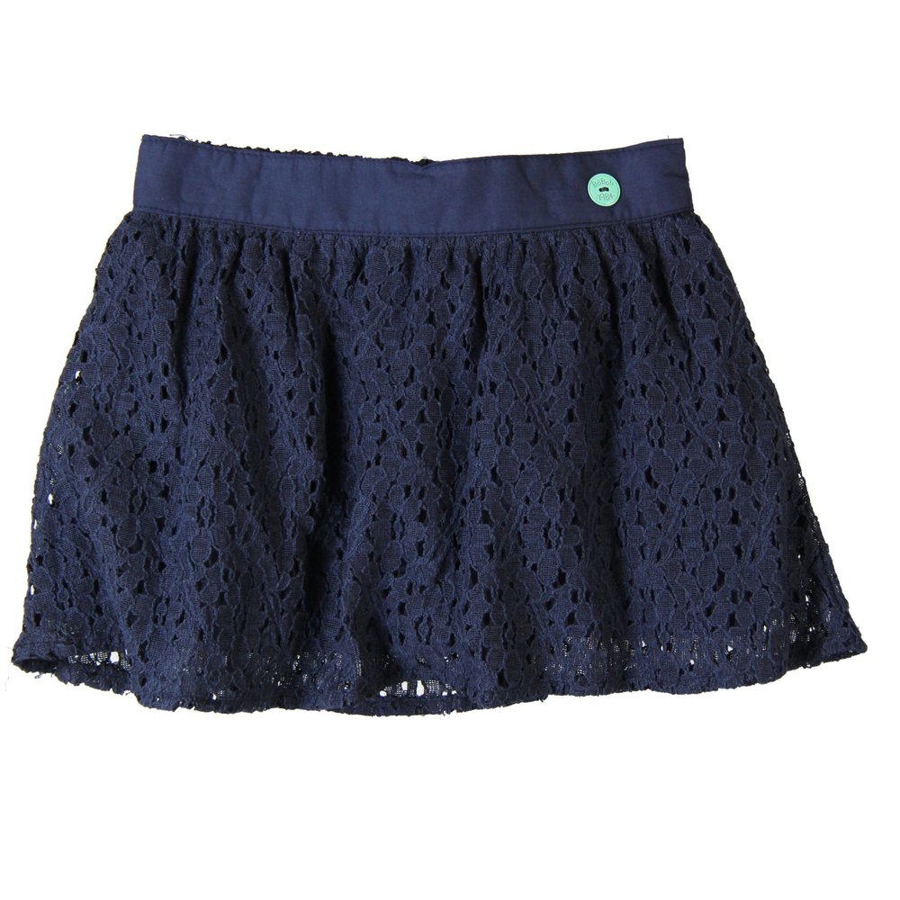 Boboli Navy Lace Skirt
