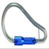 FallTech 8447A Aluminum Carabiner - Large Twist Lock, 2" Gate Opening, 3,600 lb Gate with Captive Pin Option, Natural view 1