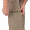 BC Clothing Men's Convertible Cargo Hiking Pants Shorts (X-Large x 32L, Khaki) view 4