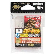Gamakatsu 68246 The Box Single Hook, Power Flyer, No. 8, 96 Pieces