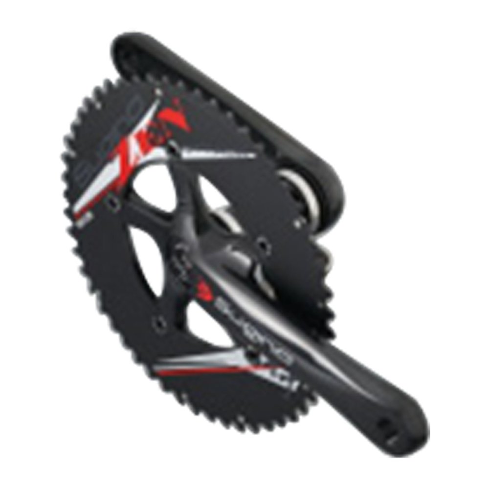 SUGINO EXP130-ZEN Strada W/BB30 ST Chain Wheel Set, 2.1 x 1.6 inches (53 x 42 165 mm)