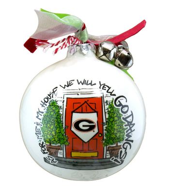 "As For Me And My House" Holiday Ornament (Georgia Bulldogs)