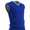 Champro Clutch Z-Cloth, Dri-Gear Reversible Basketball Jersey, Youth Small, Royal, White view 1