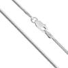 Honolulu Jewelry Company 925 Sterling Silver 1.9mm Snake Chain Necklace for Women Tarnish Resistant - Made in Italy (17 Inches) view 1