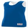 Augusta Sportswear 147 Women's Reversible Wicking Tank, Royal/White, Medium Pack view 1