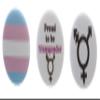 A&T Designs - Set 3 Proud to be Transgender 2.25" Keychains Support Love Rights view 1