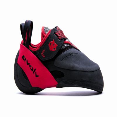 Evolv Agro Climbing Shoe - Black/Red 13.5