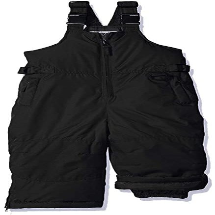 iXtreme Boys' Little Snowbib, Black, 4