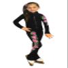 Ice Skating Jacket with Roses Swirls Design (Adult Medium) view 1