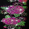 Ice Skating Jacket with Roses Swirls Design (Adult Medium) view 2
