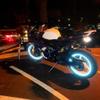 customTAYLOR33 New Special Edition Baby Blue High Intensity Grade Reflective Copyrighted Safety Rim Tapes, 17" (Rim Size for Most SportsBikes) view 4