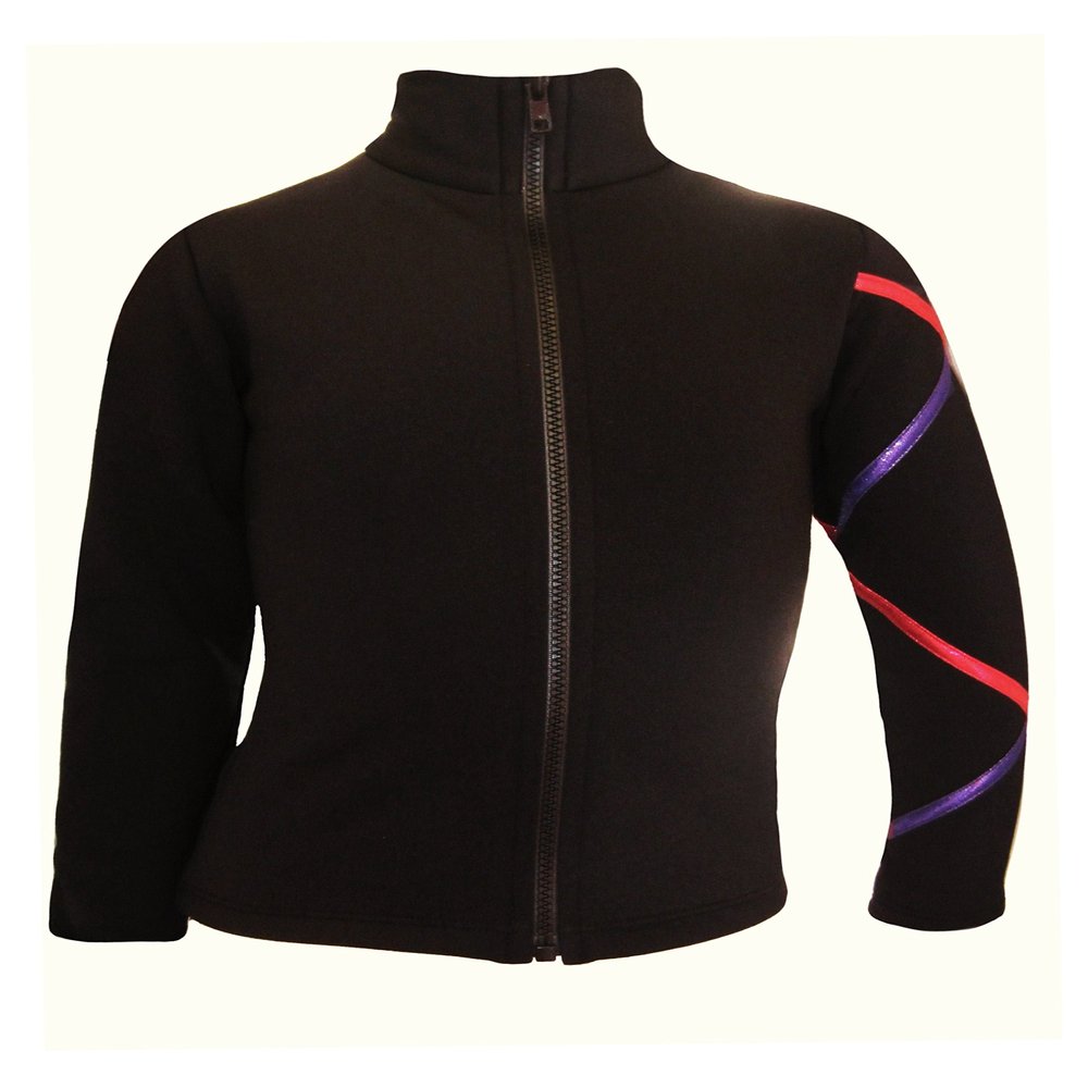 Ice Fire Criss Cross Fleece Jacket (Purple/Fucshia, Child Medium)