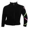 Ice Fire Girls Criss Cross Fleece Jacket (Pink/Lime, Child X-Small) view 1