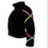 Ice Fire Girls Criss Cross Fleece Jacket (Pink/Lime, Child X-Small) view 2
