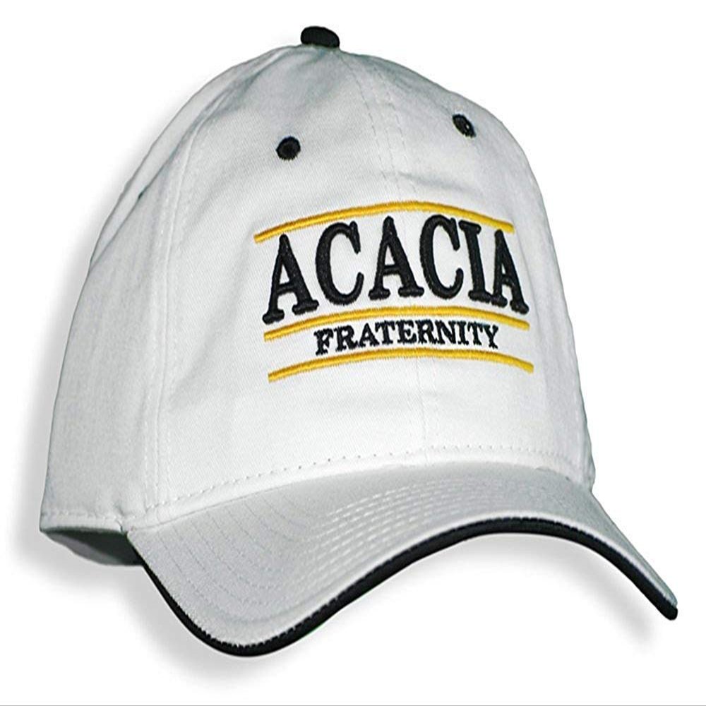 Acacia Throwback Game Hat White w/Black Thread Color