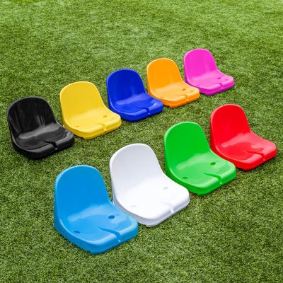 FORZA Plastic Shelter & Stadium Seats | Premium Moulded HDPE Sports Seating (Black, Pack of 1)