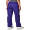 WonderWink Women's Pull-On Cargo Pant, Grape, Small Petite view 3