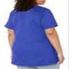 WonderWink Women's Wonderwork Maternity Top, Galaxy Blue, X-Small view 2