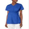 WonderWink Women's Wonderwork Maternity Top, Galaxy Blue, X-Small view 4