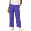 Wink WonderWORK Women's Pull-On Cargo Scrub Pant, Grape, S view 1